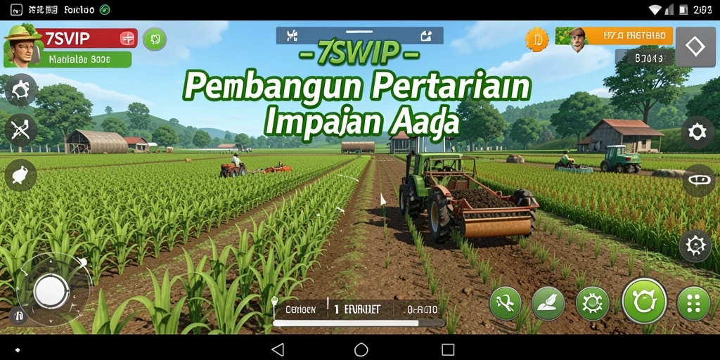 Tampilan permainan 7SVIP yang menakjubkan dalam bertani.