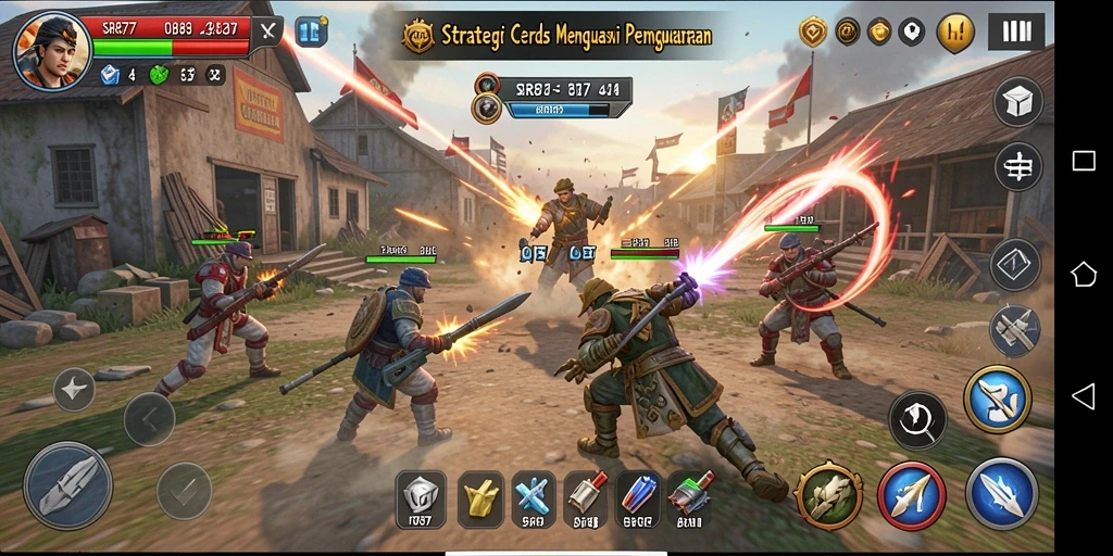 Gameplay menantang yang membutuhkan strategi dan taktik cerdas.