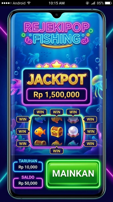 Menu kategori aplikasi di rejekipop untuk navigasi yang lebih mudah.